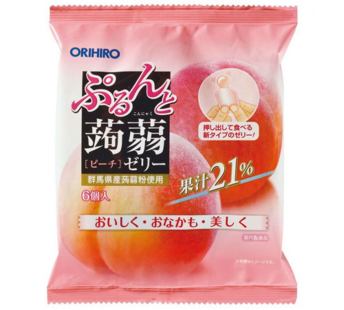 ORIHIRO Purunto Konnyaku Jelly Порционное желе из конняку ORIHIRO Purunto Konnyaku Jelly Порционное желе из конняку