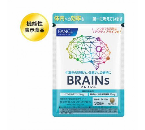 FANCL BRAINs Комплекс для поддержки когнитивных способностей и ясного ума FANCL BRAINs Комплекс для поддержки когнитивных способностей и ясного ума
