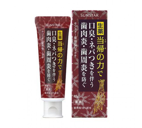 SUNSTAR Shio Hamigaki Лечебно-профилактическая солевая зубная паста SUNSTAR Shio Hamigaki Лечебно-профилактическая солевая зубная паста