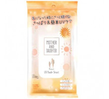 MOTHER&DAUGHTER UV Body Sheet SPF 25 PA++  Влажные салфетки с защитой от солнца  для лица и тела