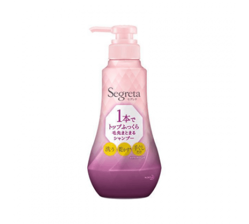 KAO Segreta Fukkura Shampoo Ламинирующий шампунь для объема