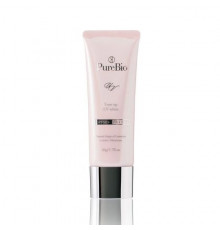 PUREBIO Tone Up UV White SPF50+/PA++++ Осветляющий флюид санскрин