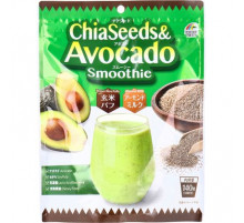 UNIMAT RIKEN  Chia Seeds&Avocado Smoothie Смузи для здорового питания, авокадо и миндаль
