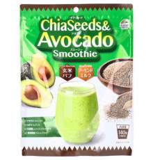 UNIMAT RIKEN  Chia Seeds&Avocado Smoothie Смузи для здорового питания, авокадо и миндаль