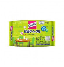 KAO Quickle Shokutaku Wet Cloth Очищающие влажные салфетки для обеденного стола