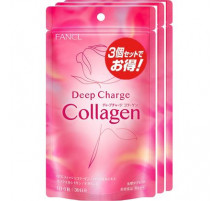 FANCL Deep Charge Collagen, Pack of 3 Коллаген в таблетках, набор из 3 упаковок