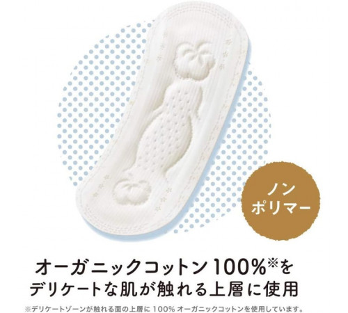 UNICHARM Sofy Hadaomoi Organic Cotton Napkin Прокладки без крылышек