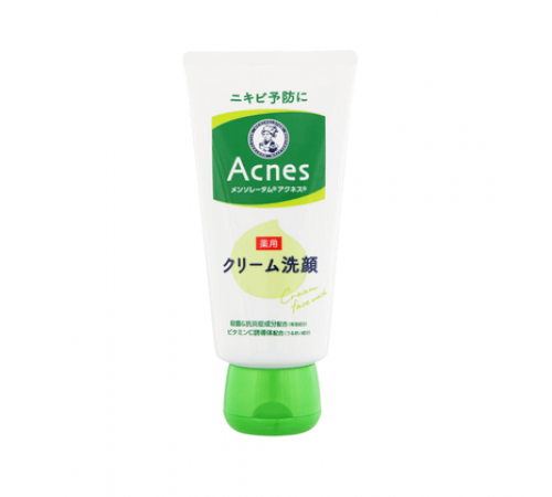 ROHTO Acnes cream face wash, medicated Кремовое средство для умывания