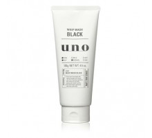 SHISEIDO UNO Whip Wash (Black) Пенка для умывания с древесным углем, для жирной кожи