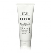 SHISEIDO UNO Whip Wash (Black) Пенка для умывания с древесным углем, для жирной кожи