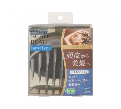 VESS Scalp Beaut Shampoo Brush (Hard) Эластичная щетка для массажа головы (твердая) VESS Scalp Beaut Shampoo Brush (Hard) Эластичная щетка для массажа головы (твердая)