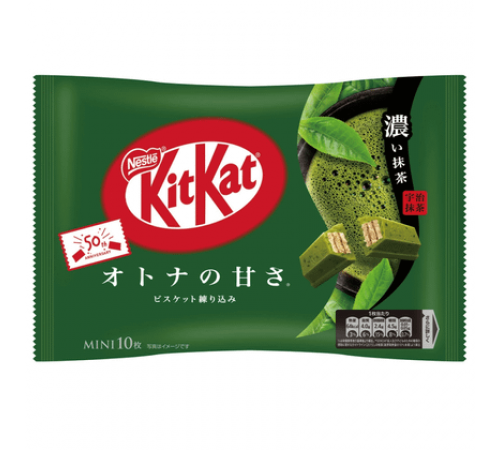 NESTLE Kit Kat matcha Вафли с зеленым чаем NESTLE Kit Kat matcha Вафли с зеленым чаем