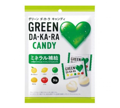 LOTTE GREEN DA・KA・RA Candy Леденцы с минералами LOTTE GREEN DA・KA・RA Candy Леденцы с минералами
