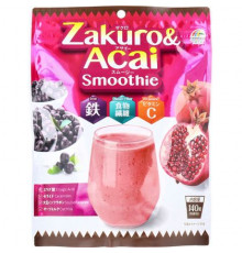 UNIMAT RIKEN  Zakuro&Asai Smoothie Смузи для здорового питания, гранат и асаи