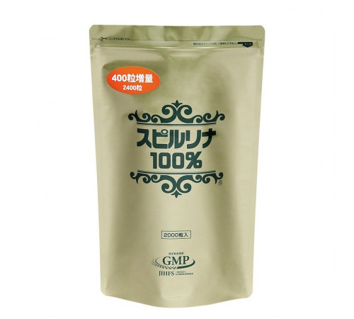 JAPAN ALGAE Spirulina 100% Спирулина в таблетках