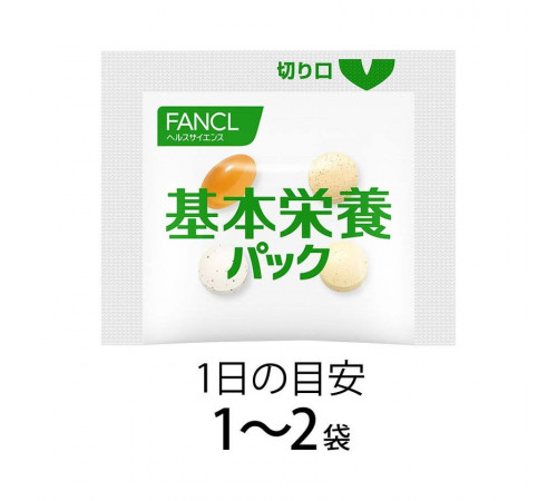 FANCL Essential Nutrition Pack Базовый витаминно-минеральный комплекс “27-в-1” FANCL Essential Nutrition Pack Базовый витаминно-минеральный комплекс “27-в-1”
