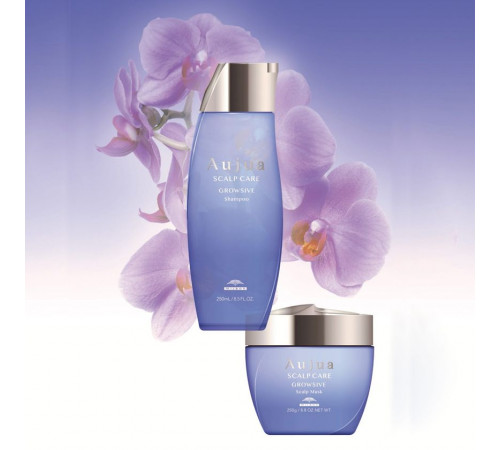 MILBON Aujua Scalp Care Growsive Mask Маска для кожи головы и волос против седины