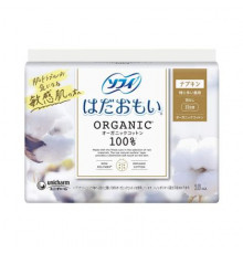 UNICHARM Sofy Hadaomoi Organic Cotton Napkin Прокладки без крылышек