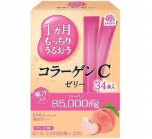 EARTH BIOCHEMICAL Collagen C Jelly Peach Коллагеновое желе на 34 дня со вкусом персика