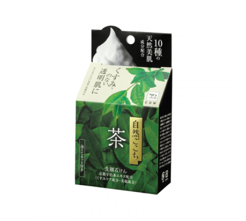 COW SOAP Shizengokochi Мыло с зеленым чаем COW SOAP Shizengokochi Мыло с зеленым чаем