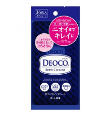 ROHTO Deoco Body Cleanse Sheets Очищающие влажные салфетки для тела