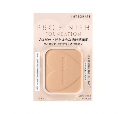 SHISEIDO Integrate Pro Finish Foundation Компактная пудра (сменный блок) SHISEIDO Integrate Pro Finish Foundation Компактная пудра (сменный блок)