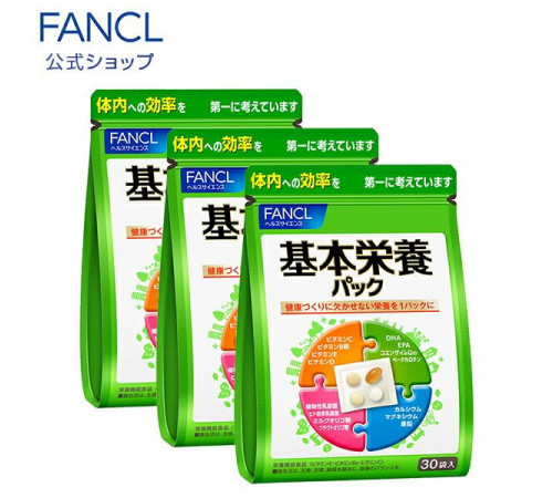 FANCL Essential Nutrition Pack Базовый витаминно-минеральный комплекс “27-в-1” FANCL Essential Nutrition Pack Базовый витаминно-минеральный комплекс “27-в-1”