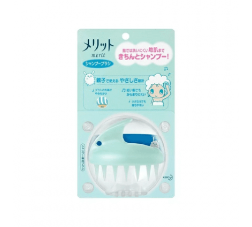 KAO Merit Shampoo Brush Щётка для массажа головы во время мытья волос KAO Merit Shampoo Brush Щётка для массажа головы во время мытья волос