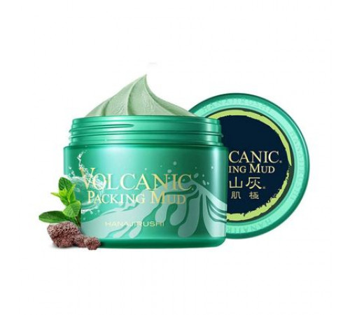 HANAJIRUSHI Volcanic Packing Mud Очищающая маска с глинами HANAJIRUSHI Volcanic Packing Mud Очищающая маска с глинами