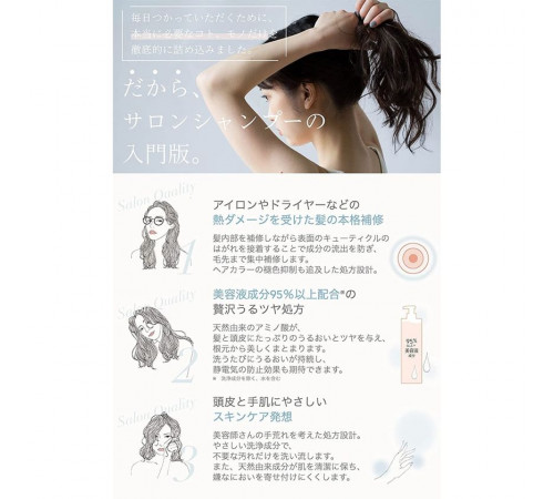 KESHIKI Shampoo Термозащитный увлажняющий шампунь KESHIKI Shampoo Термозащитный увлажняющий шампунь