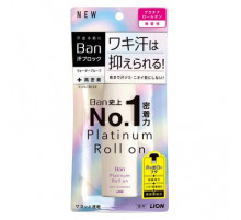 LION Ban Platinum Roll On Влагостойкий дезодорант антиперспирант с длительным действием