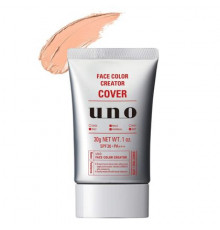 SHISEIDO UNO Face Color Creator Cover Легкий маскирующий Bb крем с защитой от солнца