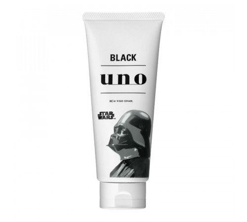 SHISEIDO UNO Whip Wash (Black) Пенка для умывания с древесным углем, для жирной кожи