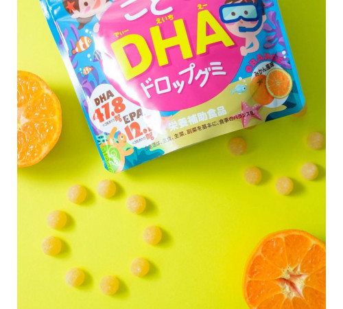UNIMAT RIKEN Kids DHA Drop Gummy Детский мармелад от 3 лет с омега-кислотами