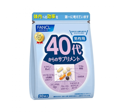 FANCL Vitamin Complex Витаминно-минеральный комплекс для возраста 40+ FANCL Vitamin Complex Витаминно-минеральный комплекс для возраста 40+