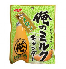 NOBEL Ore no Milk Candy Hokkaido Melon Сливочная карамель с дыней