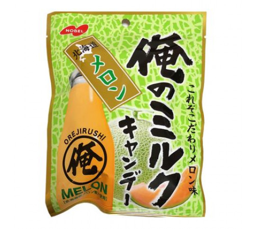 NOBEL Ore no Milk Candy Hokkaido Melon Сливочная карамель с дыней NOBEL Ore no Milk Candy Hokkaido Melon Сливочная карамель с дыней