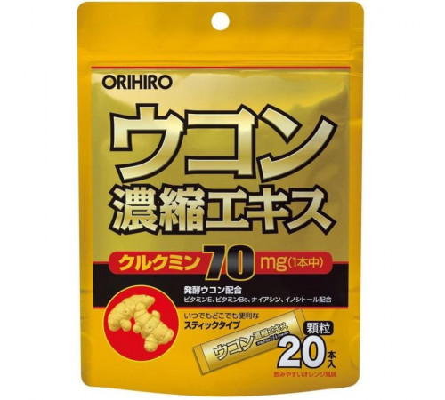 ORIHIRO Turmeric Concentrated Extract Концентрированный куркумин ORIHIRO Turmeric Concentrated Extract Концентрированный куркумин