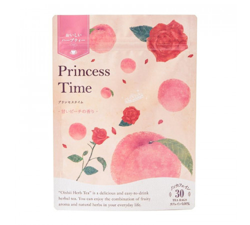 TREE OF LIFE Tasty Herb Tea Princess Time Чайный напиток с персиком и розой