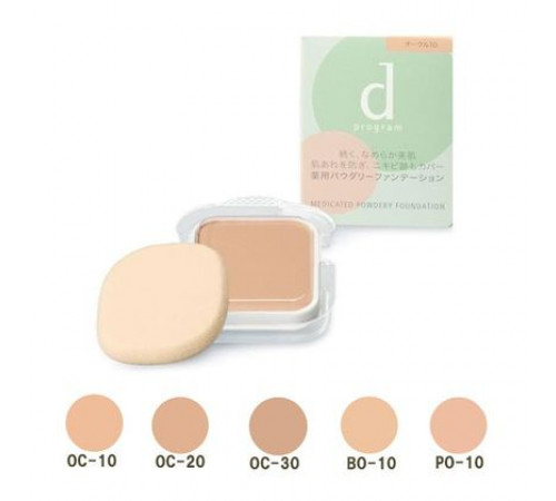 SHISEIDO d program Medicated Powdery foundation Сменный блок SHISEIDO d program Medicated Powdery foundation Сменный блок