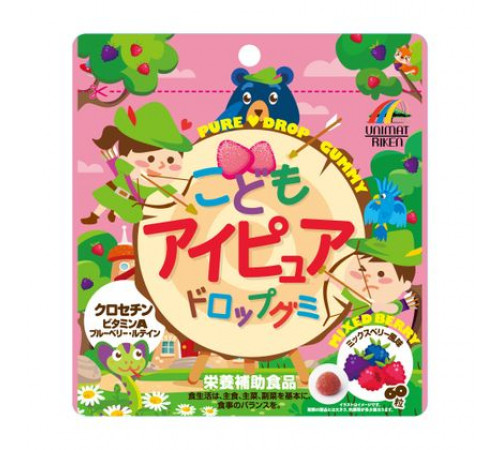 UNIMAT RIKEN Kids Eye Pure Drop Gummy Детские мармеладки с черникой для зрения UNIMAT RIKEN Kids Eye Pure Drop Gummy Детские мармеладки с черникой для зрения