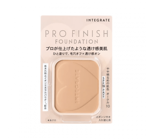 SHISEIDO Integrate Pro Finish Foundation Компактная пудра (сменный блок) SHISEIDO Integrate Pro Finish Foundation Компактная пудра (сменный блок)