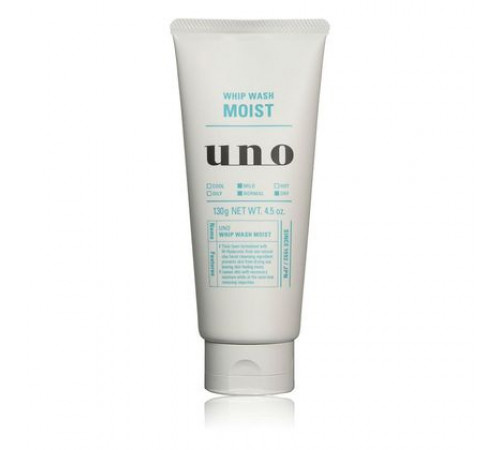 SHISEIDO UNO Whip Wash (Moist) Пенка для умывания для мужской кожи