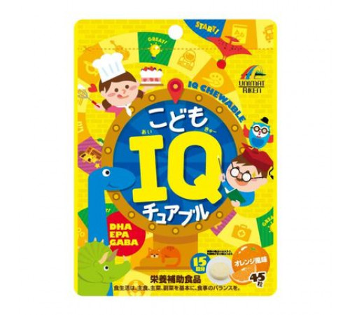 UNIMAT RIKEN Kids IQ Chewable Детское драже от 3 лет для поддержки умственной деятельности UNIMAT RIKEN Kids IQ Chewable Детское драже от 3 лет для поддержки умственной деятельности