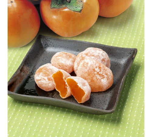 SEIKI Dried Persimmon Mochi Моти с вяленой хурмой хосигаки SEIKI Dried Persimmon Mochi Моти с вяленой хурмой хосигаки
