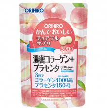 ORIHIRO Chewable Collagen + Placenta Драже коллаген и плацента