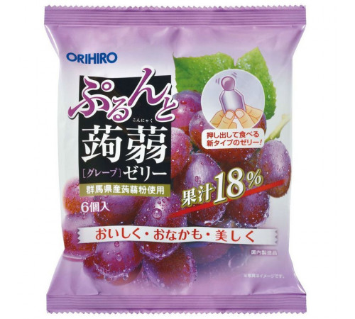 ORIHIRO Purunto Konnyaku Jelly Порционное желе из конняку ORIHIRO Purunto Konnyaku Jelly Порционное желе из конняку