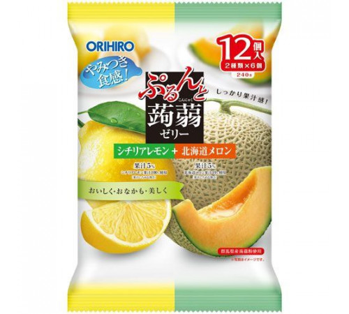 ORIHIRO Purunto Konnyaku Jelly Порционное желе из конняку, ассорти ORIHIRO Purunto Konnyaku Jelly Порционное желе из конняку, ассорти