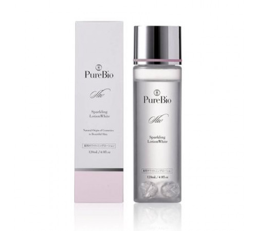 PUREBIO Sparkling Lotion White Лосьон для прозрачной кожи, без пигментации и воспалений PUREBIO Sparkling Lotion White Лосьон для прозрачной кожи, без пигментации и воспалений