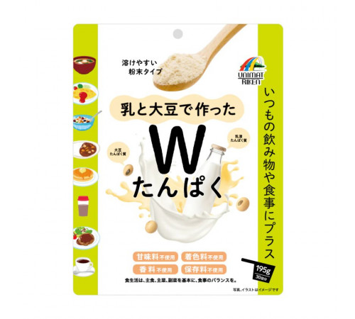 UNIMAT RIKEN W Protein Двойной протеин (соевый и сывороточный) для обогащения напитков и пищи UNIMAT RIKEN W Protein Двойной протеин (соевый и сывороточный) для обогащения напитков и пищи